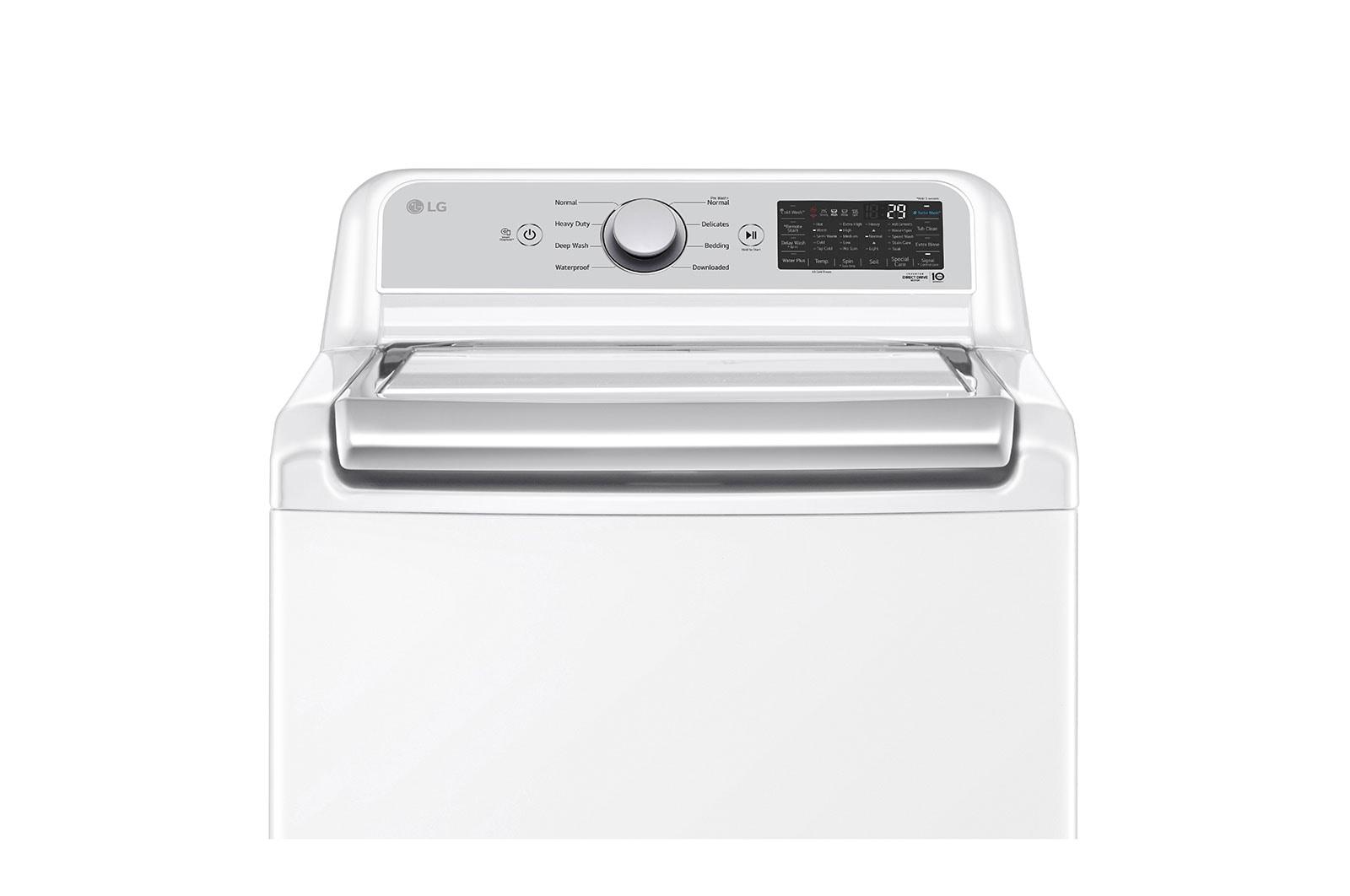 Lg WT7400CW 5.5 Cu.Ft. Mega Capacity Smart Wi-Fi Enabled Top Load Washer With Turbowash3D™ Technology