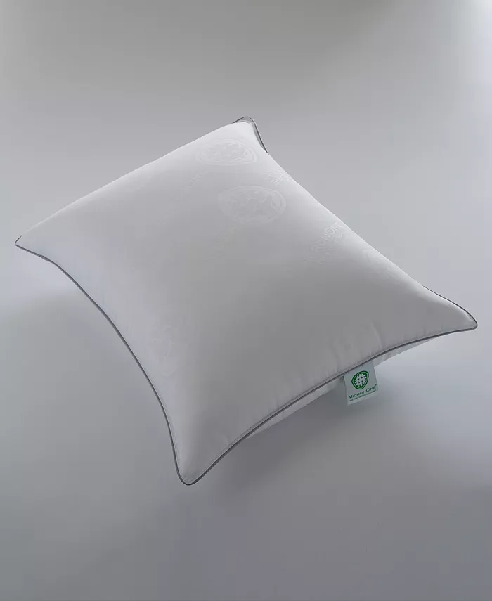 Ella Jayne White Down Firm Pillow， with MicronOne Technology， Dust Mite， Bedbug， and Allergen-Free Shell， Standard