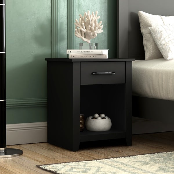 Gretta 1-Drawer Nightstand (23 in. H x 18.7 in. W x 15.7 in. D) (Set of 2) - - 37362397