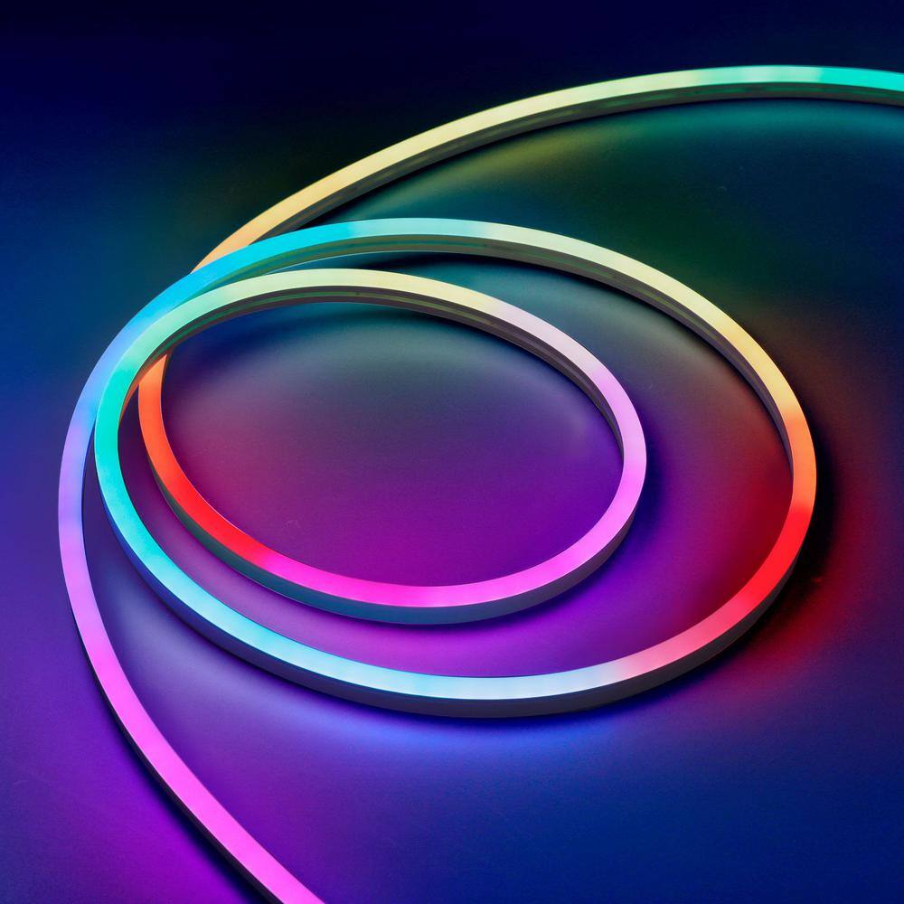 Govee RGBIC Smart 9.8 ft. Strip Light and 6.5 ft. Neon Rope Light Kit H1012AD1