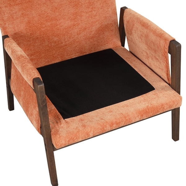 Modern Velvet Accent Chair，Leisure Chair with Solid Wood Frame