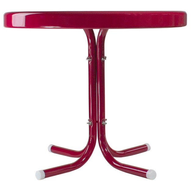 Outdoor Retro Tulip Side Table Pink