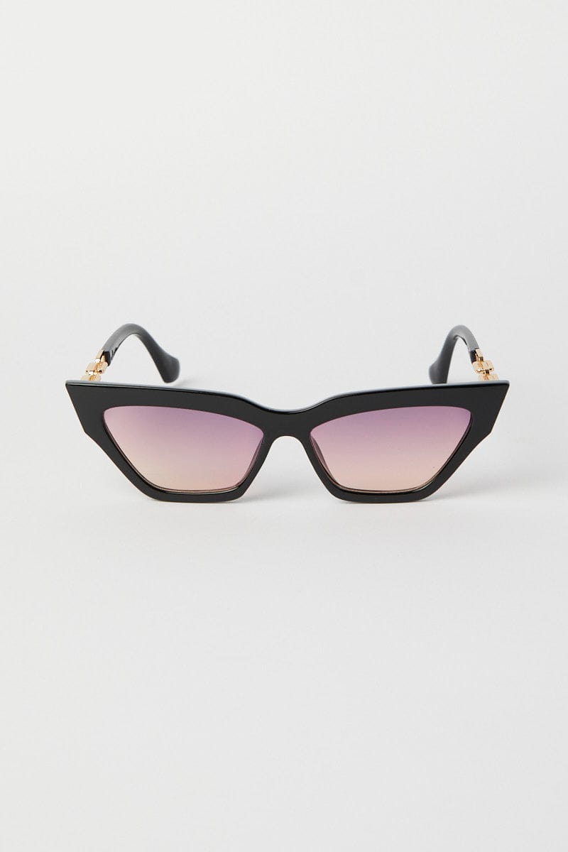 Black Cat Eye Fashion Sunglasses
