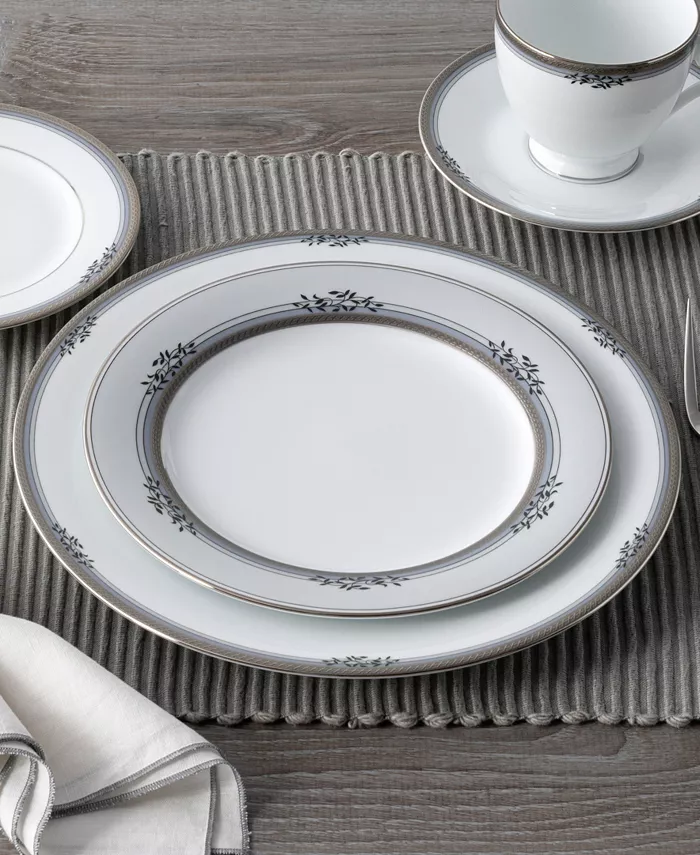 Noritake Laurelvale 4 Piece Dinner Plate Set Service for 4