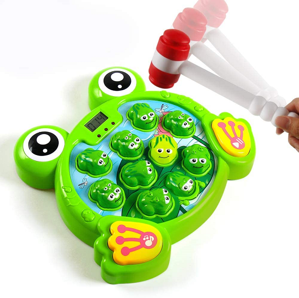 YEEBAY Interactive Whack A Frog Game， Learning， Active， Early Developmental Toy