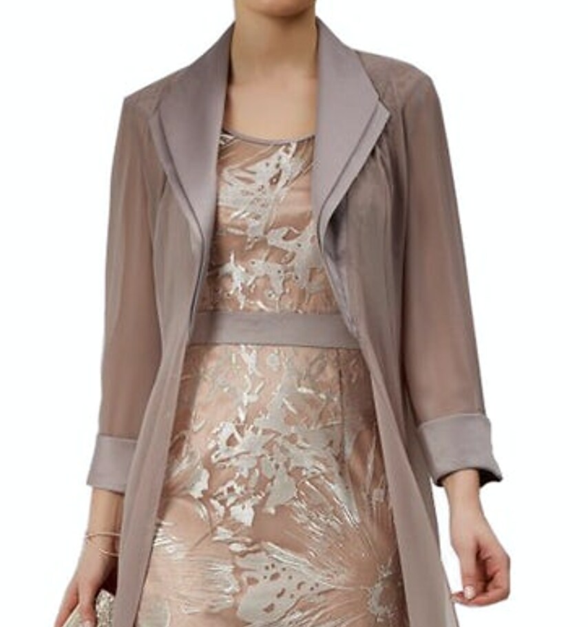 Women's Two Piece Knee Length Dress Set