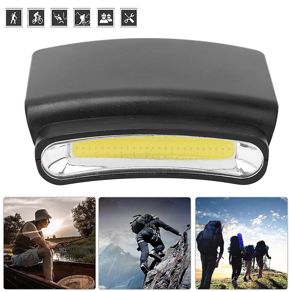 Plastic Led Portable Headlamp Cap Clip Hat Brim Mini Head Light Outdoor Lighting Lampled Portable Headlamp