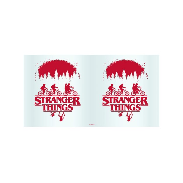 Stranger Things Main Poster Bike Ride Tritan Can Shaped Drinking Cup