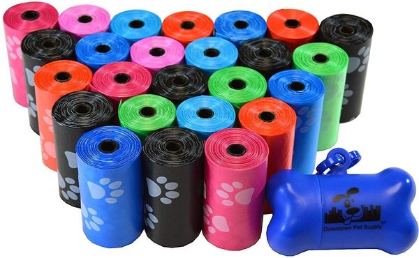 Downtown Pet Supply Dog Poop Bags and Dispenser