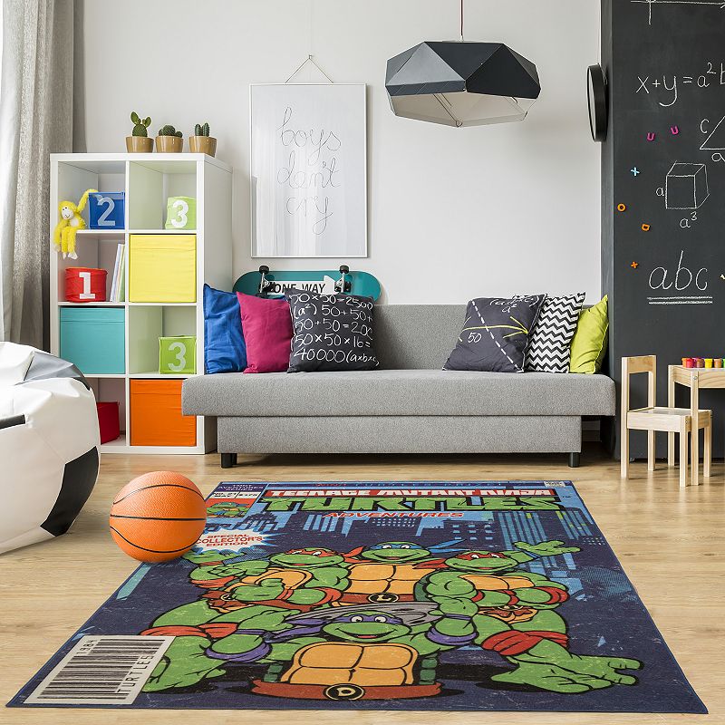 Nickelodeon ''Teenage Mutant Ninja Turtles'' Rug - 4'6'' x 6'6''