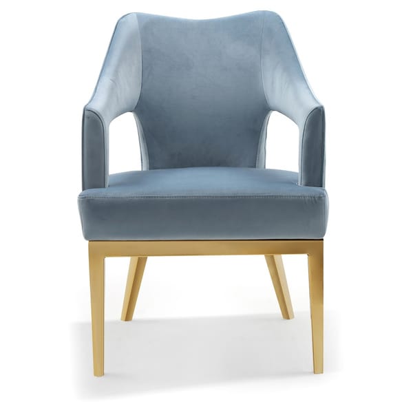 Chic Home Danu Velvet Upholstered Accent Chair