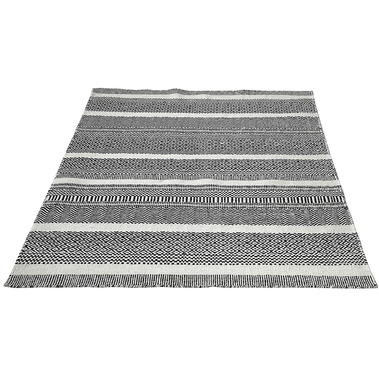 300X200 Cm Calvin Handmade Wool Rug Calvin-Cv-21-Xl(Graphite)