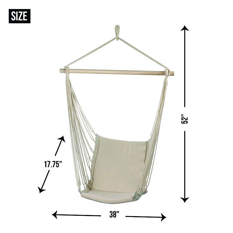 Actifo Padded Cotton Swinging Chair