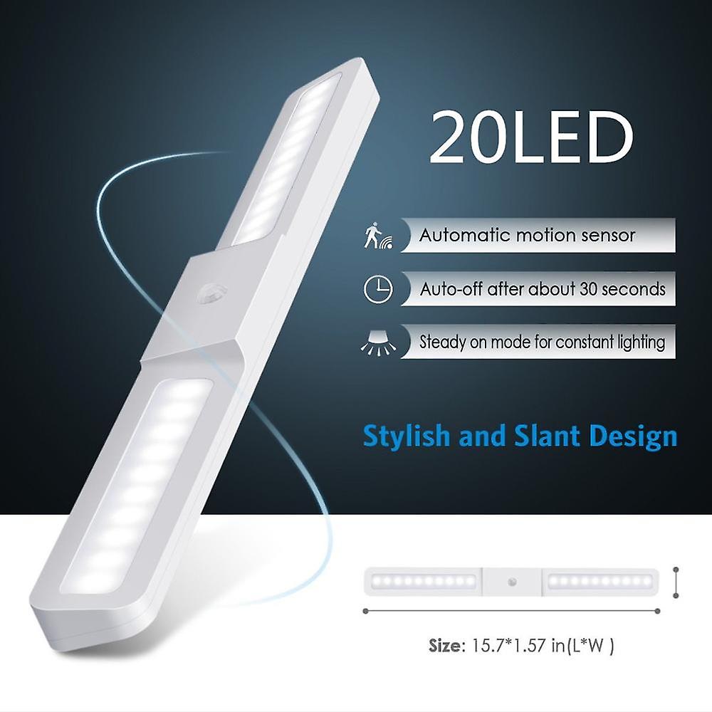 20led Night Light Usb Infrared Human Body Sensor Lamp Kitchen Corridor Wardrobe Light Control Induction Bedroom Bedside Lamp