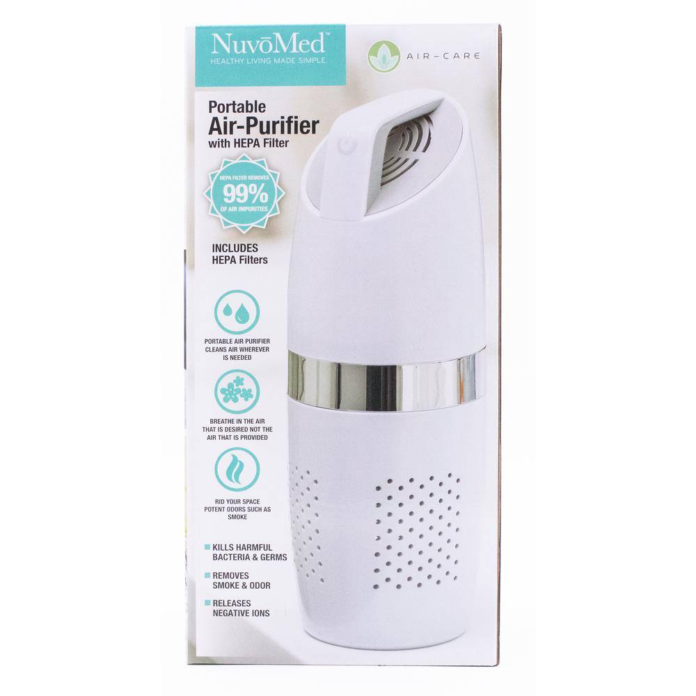 NuvoMed Portable Air Purifier with HEPA Filter APHF-60723