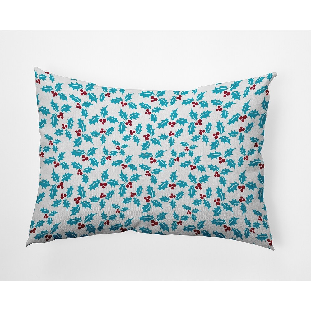 Holly Bush Accent Pillow