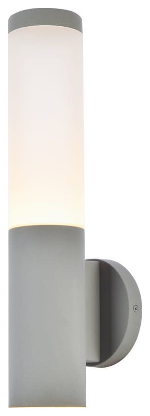 Elegant Lighting LDOD4020 Raine 16 quotTall LED Outdoor Wall Sconce   Outdoor Wall Lights And Sconces   by Buildcom  Houzz