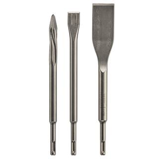 Bosch SDS-Plus Bulldog Alloy Steel Self-Sharpening Chisel Set (3-Piece) HS143PK