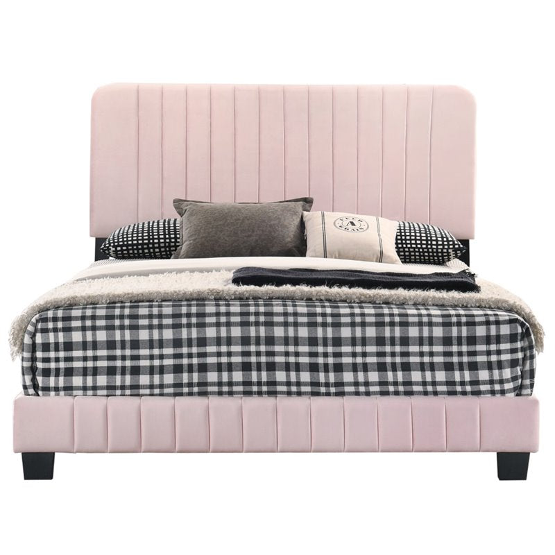 Glory Furniture Lodi G0406-FB-UP FULL BED , PINK