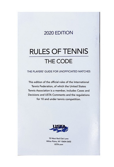 Usta QUSBR3 USTA Rules of Tennis 2020 Handbook