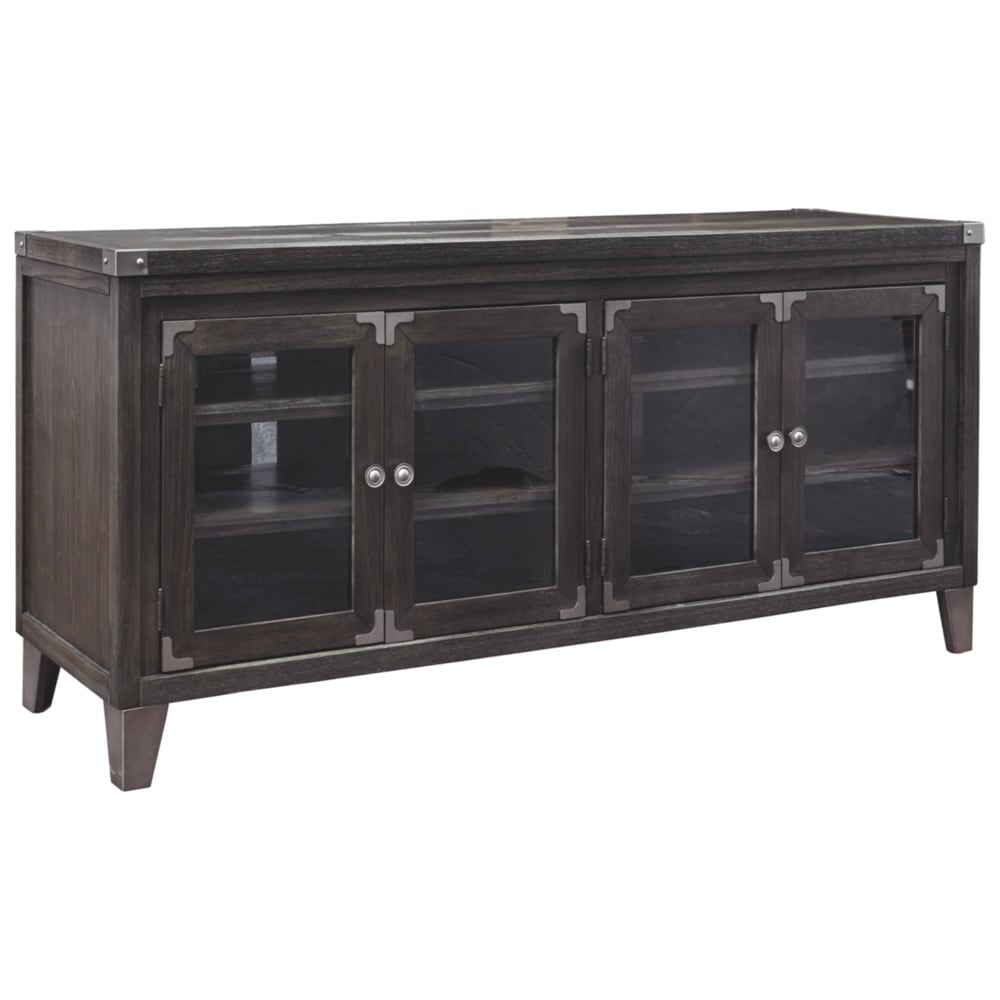 Todoe Contemporary Extra Large TV Stand  Brown