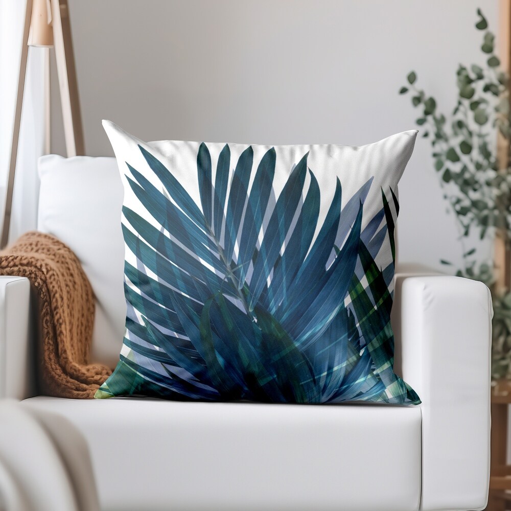 Palms Leaves   Decorative Throw Pillow