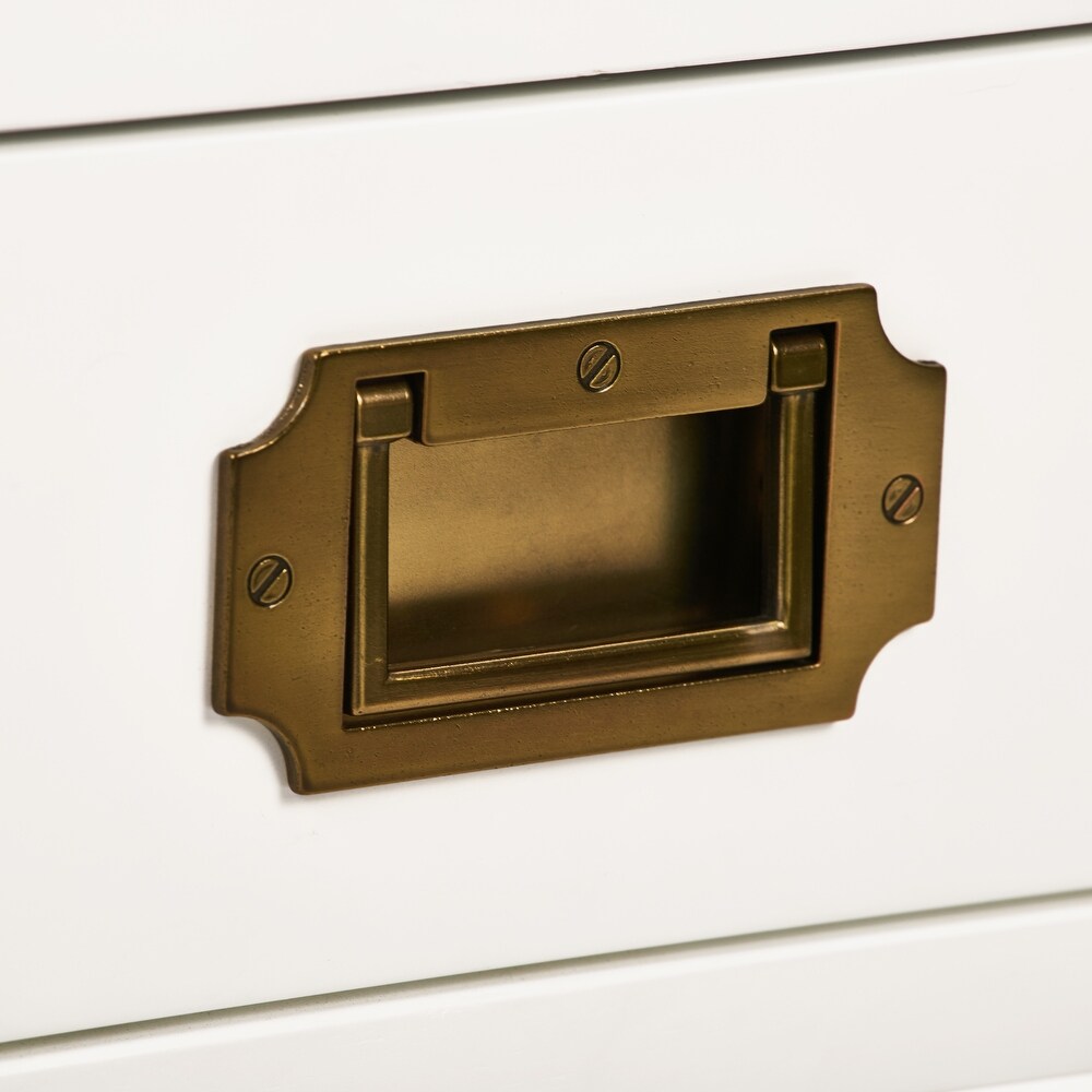 Finch Lockwood Side Table  White