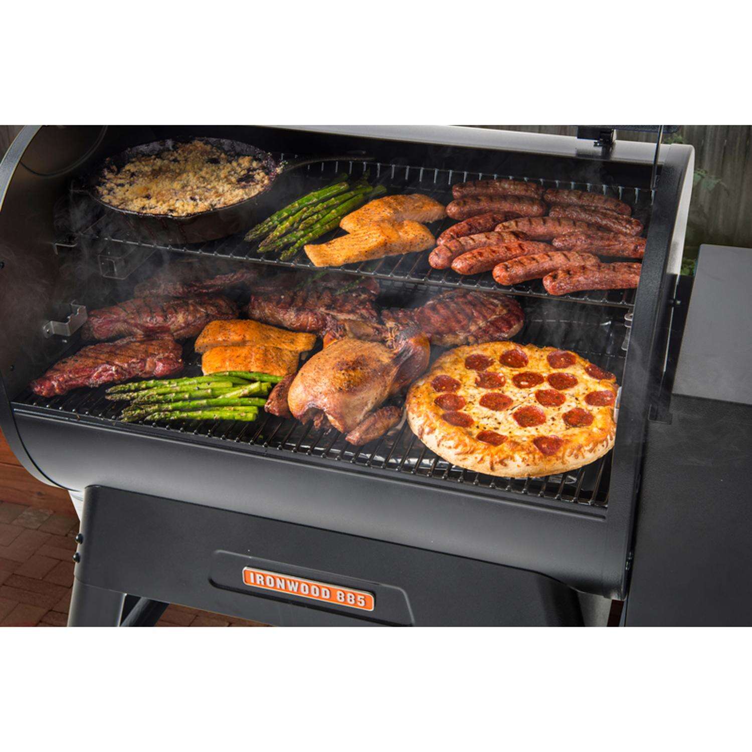 Traeger Ironwood 885 WiFi Wood Pellet Grill Black