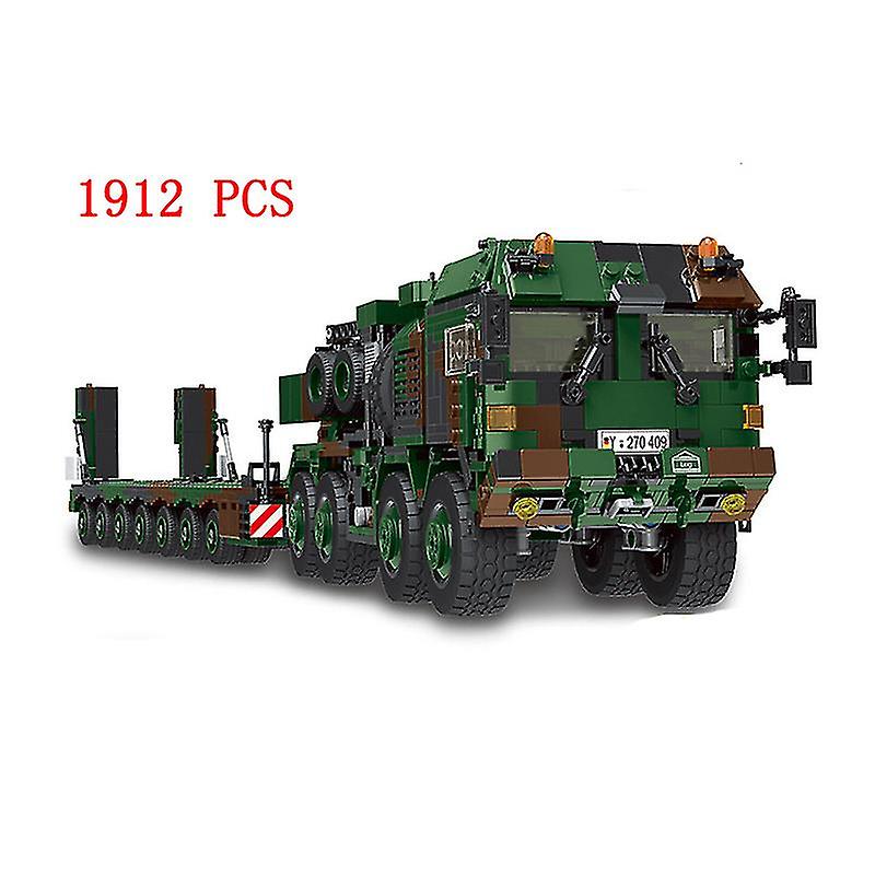 Jwl-truck Pickup Van Sets Model Building Blocks Suv Heavy Cargo Transport Military Police Fire Car Swat Vehicle Creative Brick Kits