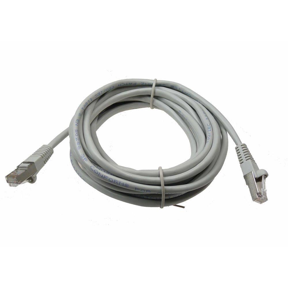 NTW 15 ft. Cat6 Snagless Shielded (STP) Network Patch Cable Gray 345-S6-015GY