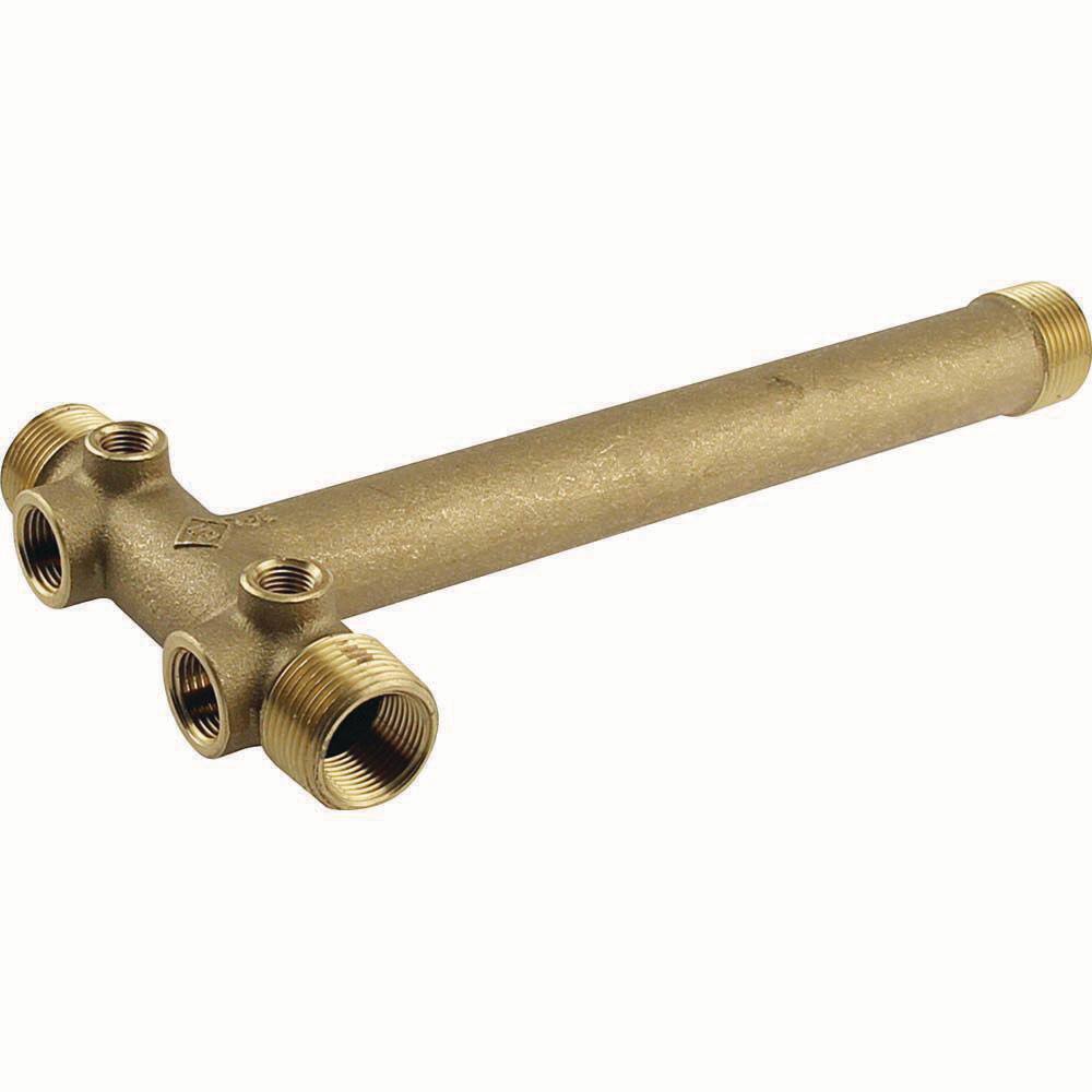 Everbilt 10 in. Brass Tank Tee EBTC10NL