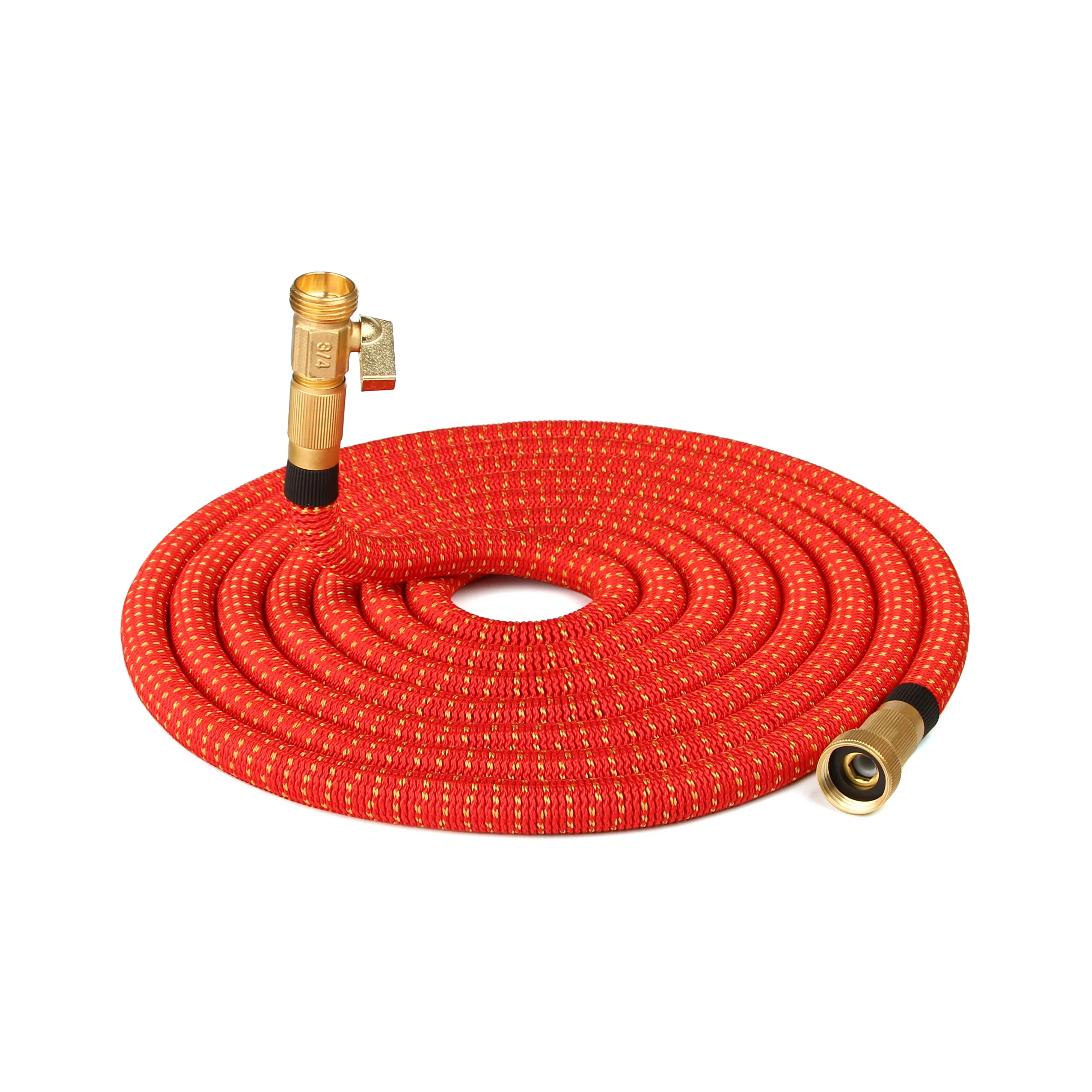 JOYMADE  Garden Hose Expandable Flexible Water Hose with Spray Nozzle with Solid Brass Connector Lightweight Expanding Outdoor H