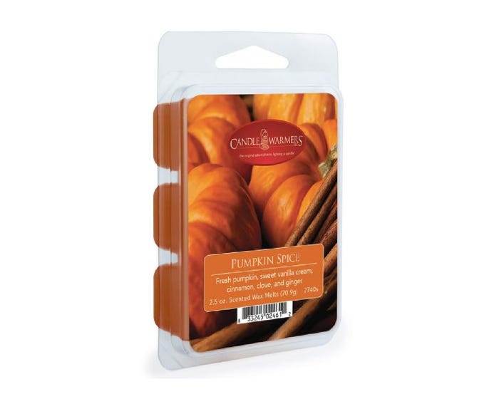 Candle Warmers Pumpkin Spice 2.5oz Wax Melt - 7740S