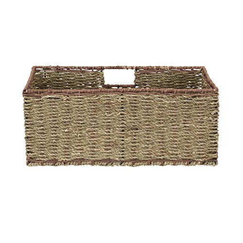 Household Essential ML-5755 Household Essentials 5-Drawer Storage Unit& Seagrass& Rattan& 41.25 by 18 by 12-Inch