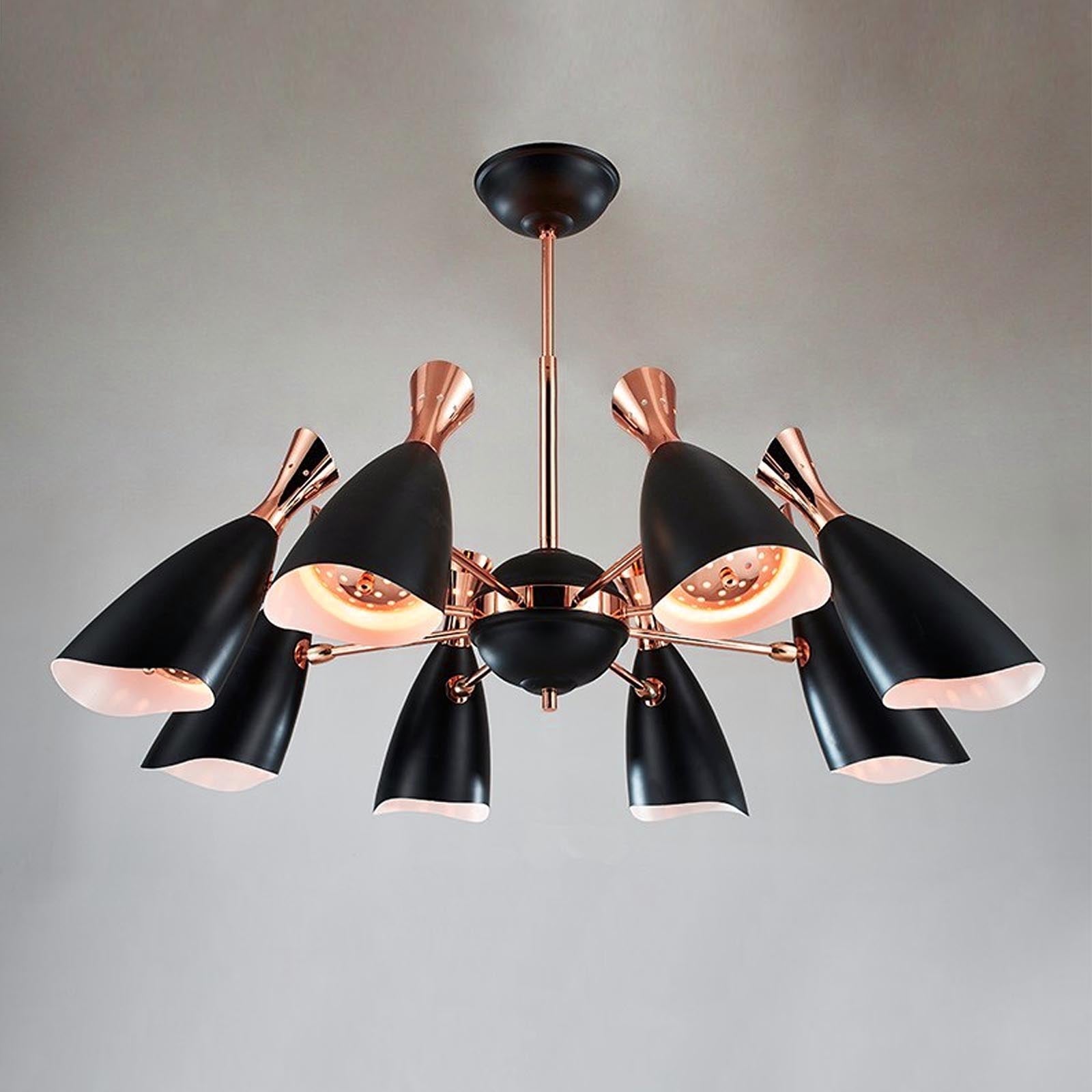 8 Heads Mid Century   Pendant  Lamp  Cy-New-012 Rg