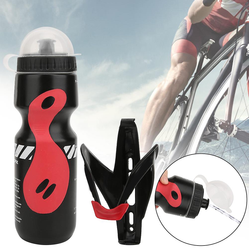 Mountain Bike Water Bottle Cage Support Carbon Fiber Texture V Shape Kettle Stand Set Bicycle Accessorywater Bottle