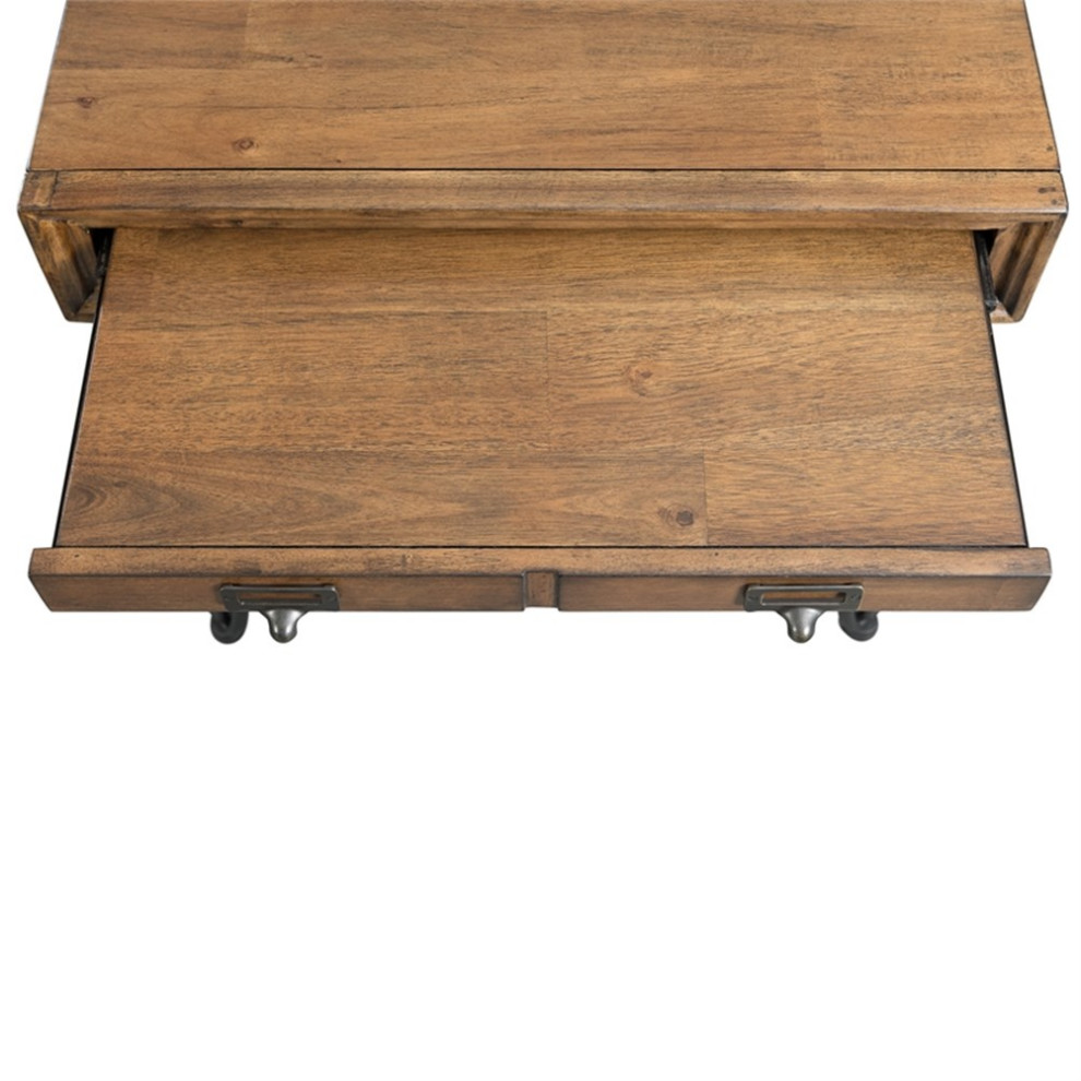 Picket House Furnishings Tanner End Table   Midcentury   Side Tables And End Tables   by Homesquare  Houzz