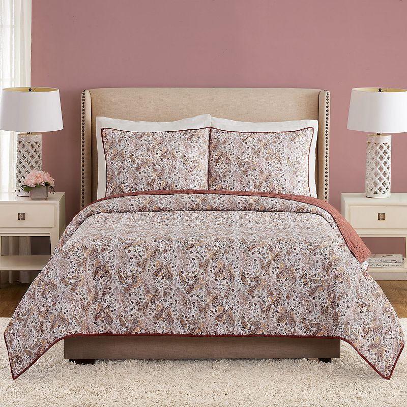 Vera Bradley Maddalena Paisley Quilt and Shams Set