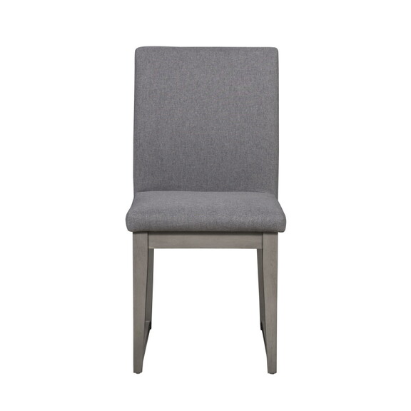 38 H x 19 W x 22 D Grey Minimalistic Dining Chairs...