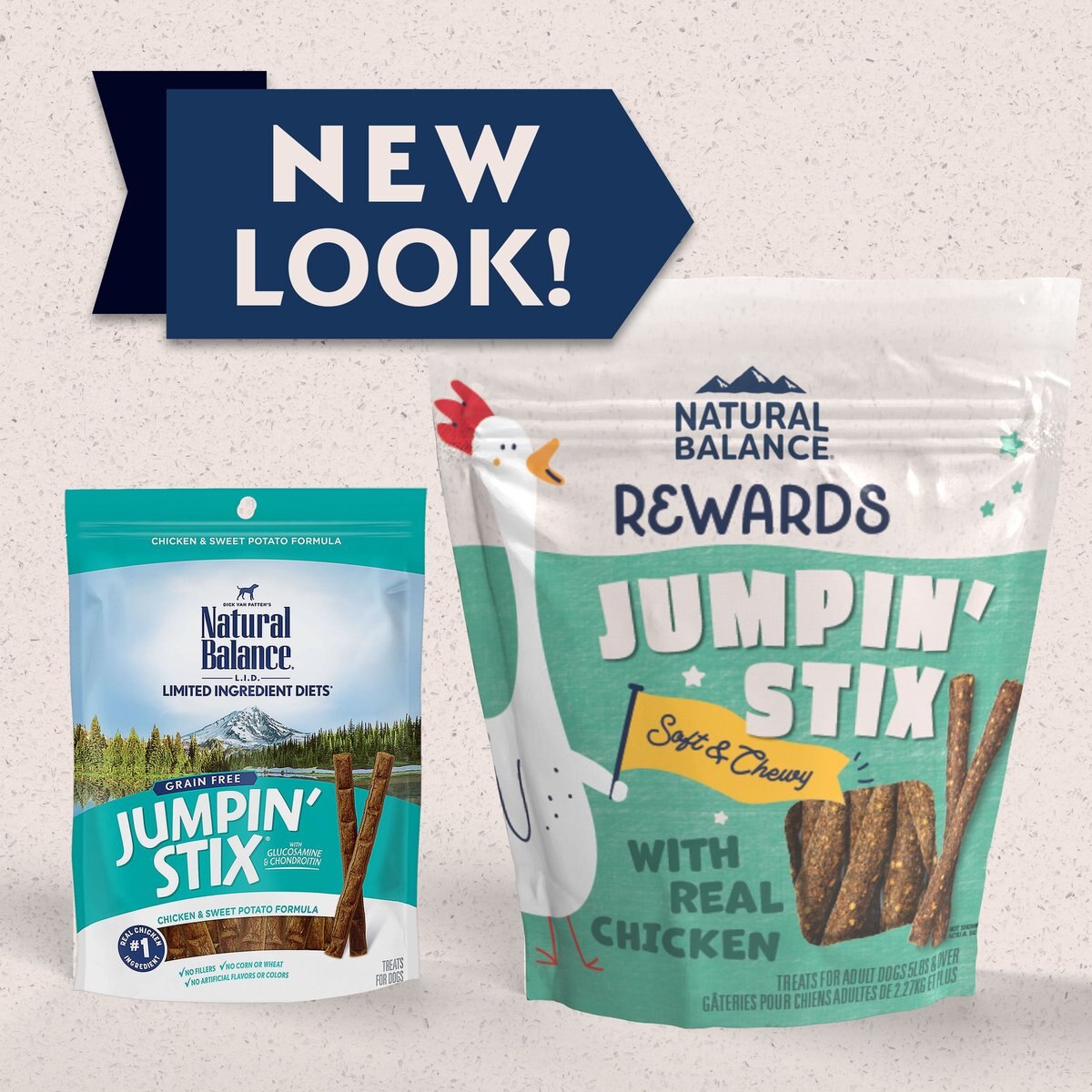 Natural Balance Rewards Jumpin' Stix With Real Chicken Dog Treats