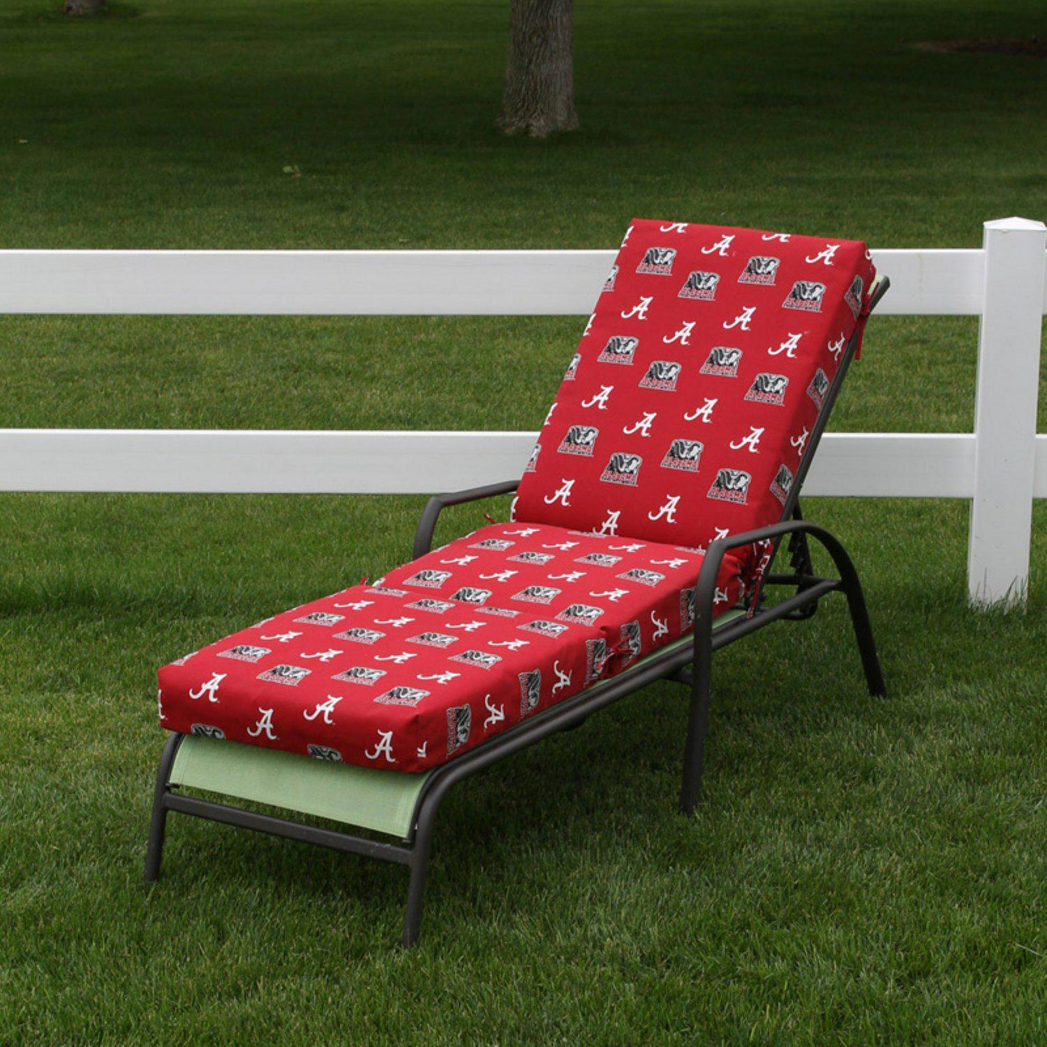 College Covers Nebraska Cornhuskers 3pc Chaise Lounge Cushion