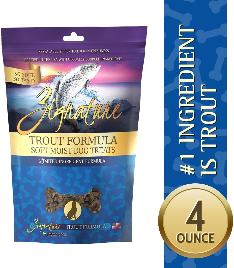 Zignature Trout Flavored Soft Dog Treats