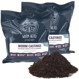 Arcadia Garden Products 6 qts. Worm Nerd Worm Castings Natural Soil Additive WN06