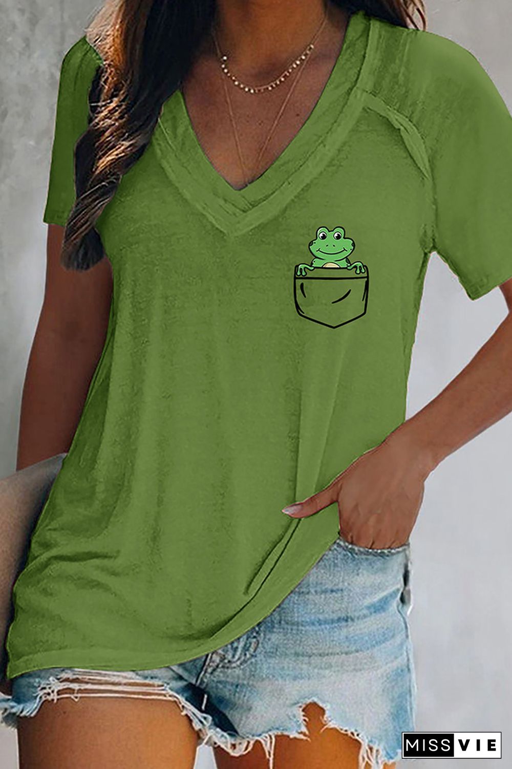 Pocket Frog Graphic Tee