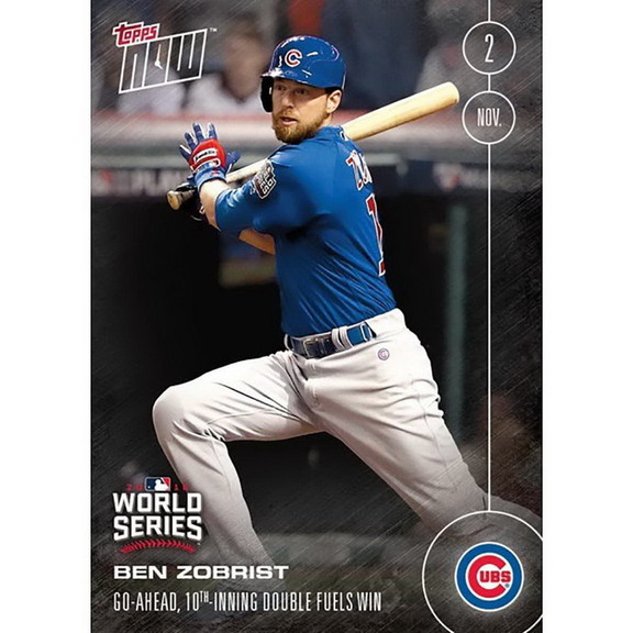 Topps TPS 16TN 0660 C MLB Chicago Cubs Ben Zobrist...