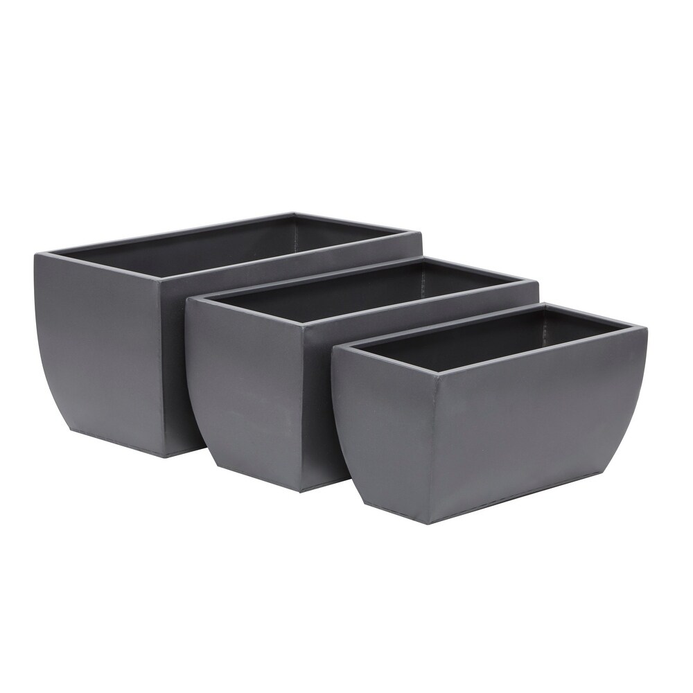 Metal Modern Planter (Set of 3)   S/3 20\