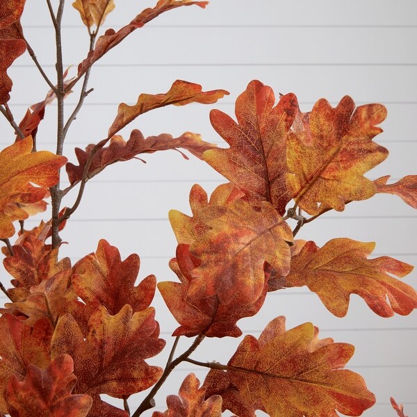 5' Autumn Oak Artificial Fall Tree