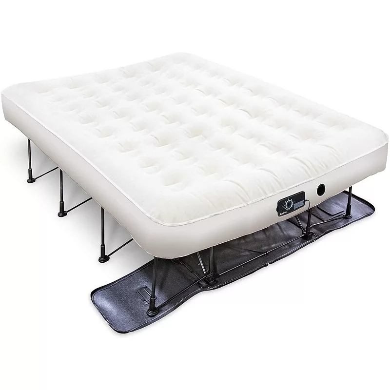 Ivation EZ-Bed， Queen Air Mattress with Built In Pump， Easy Inflatable Mattress