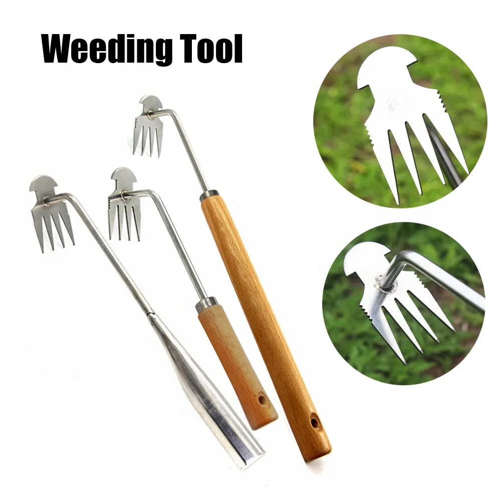 Weeding Tool Manual Vertical Weeding Digging Grass Shovel Lawn Root Remover Garden Hoe Garden Weeders Supplies Weeding Digging