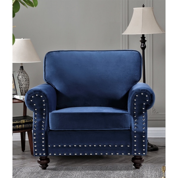 Ramos Nailhead Velvet Chair